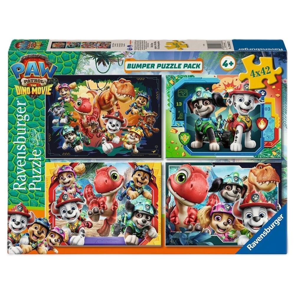 Paw Patrol Dino Movie puzzle 4x42pcs