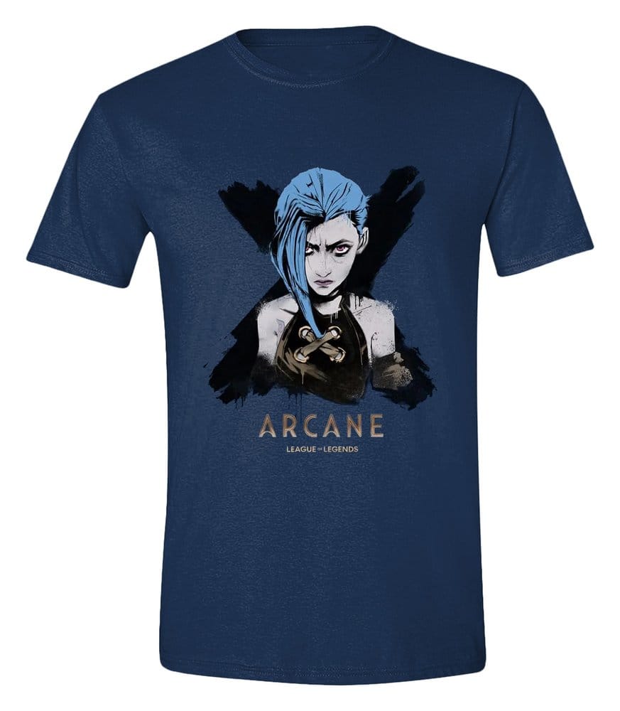 Arcane T-Shirt Jinx Portrait Size M