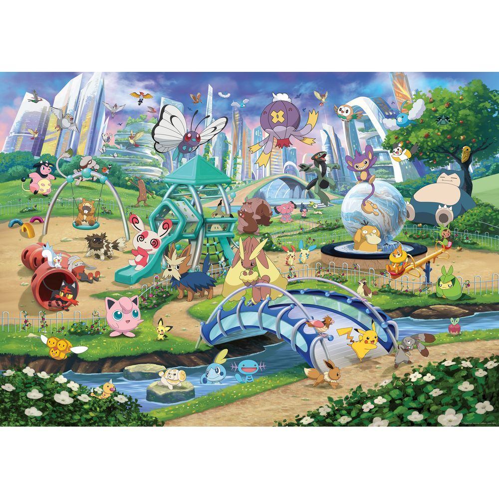 Pokemon Breakout 1 Eevee and the Park puzzle 1000pcs
