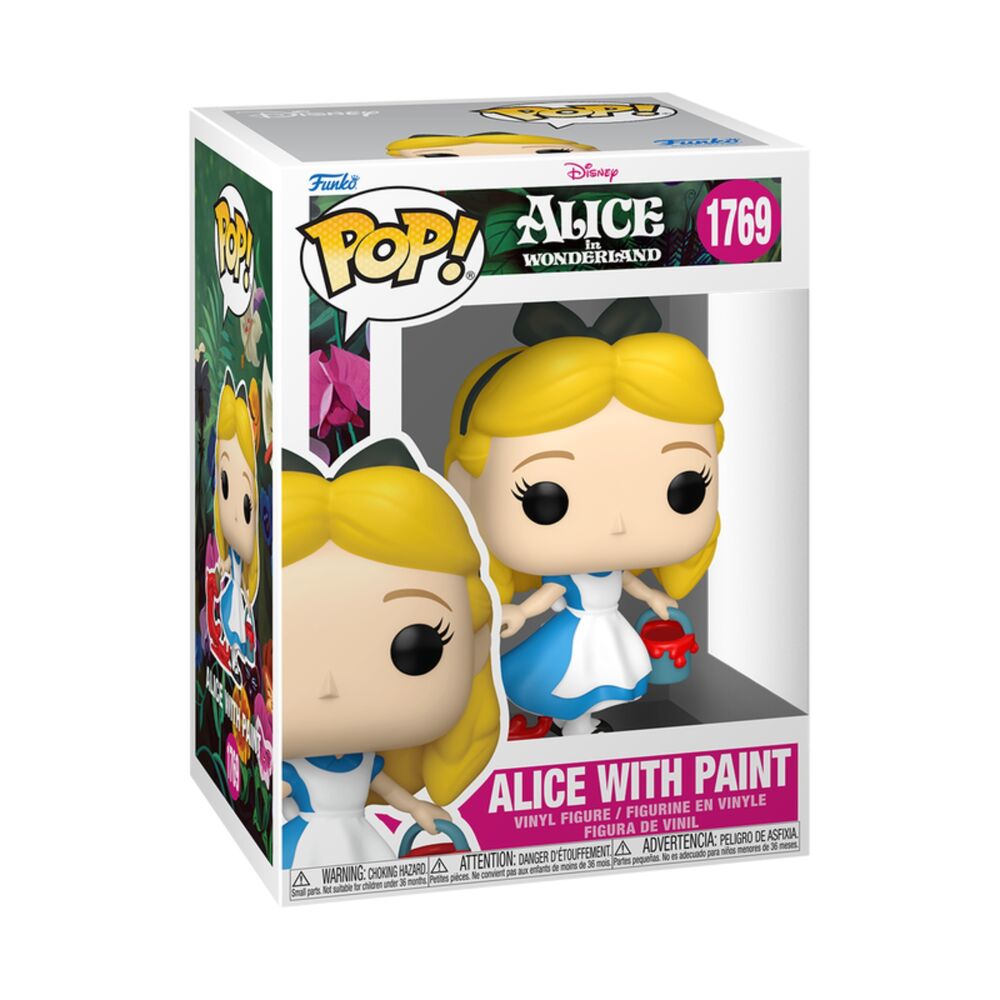 POP figure Disney Alice In Wonderland Alice with Paint