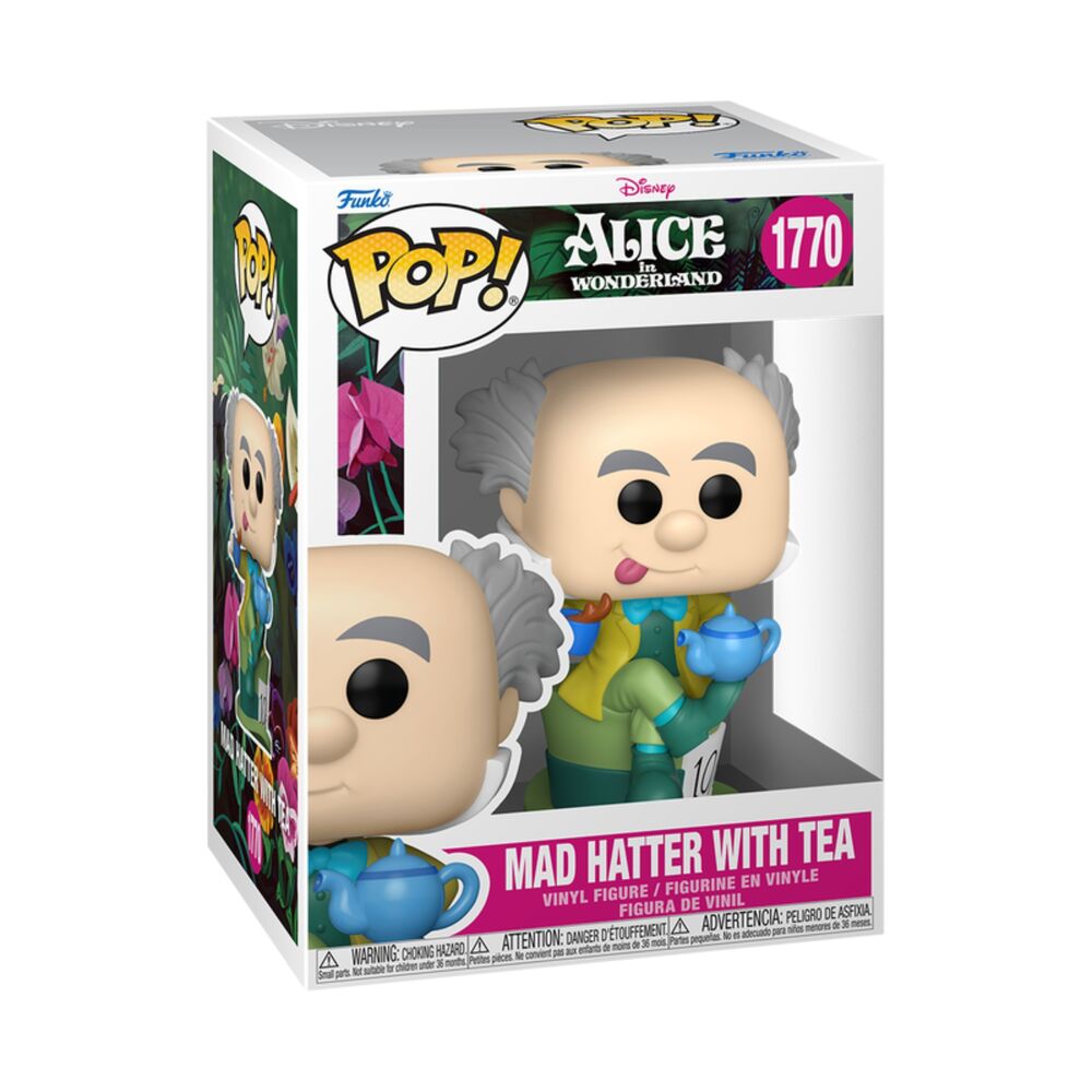 POP figure Disney Alice In Wonderland Mad Hatter With Tea