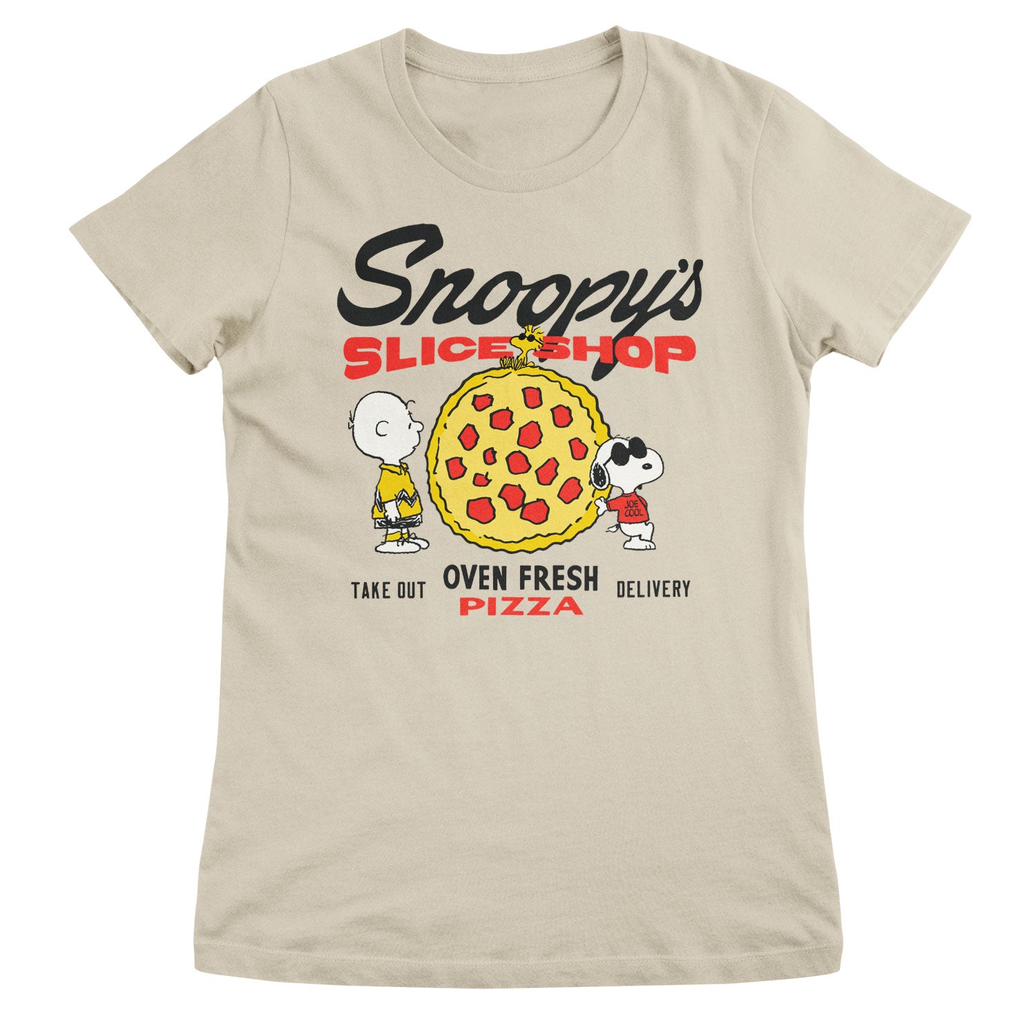 Snoopy's Slice Shop Girly Tee