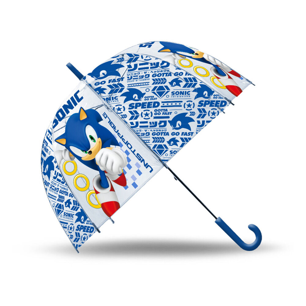 Sonic the Hedgehog transparent umbrella 46cm