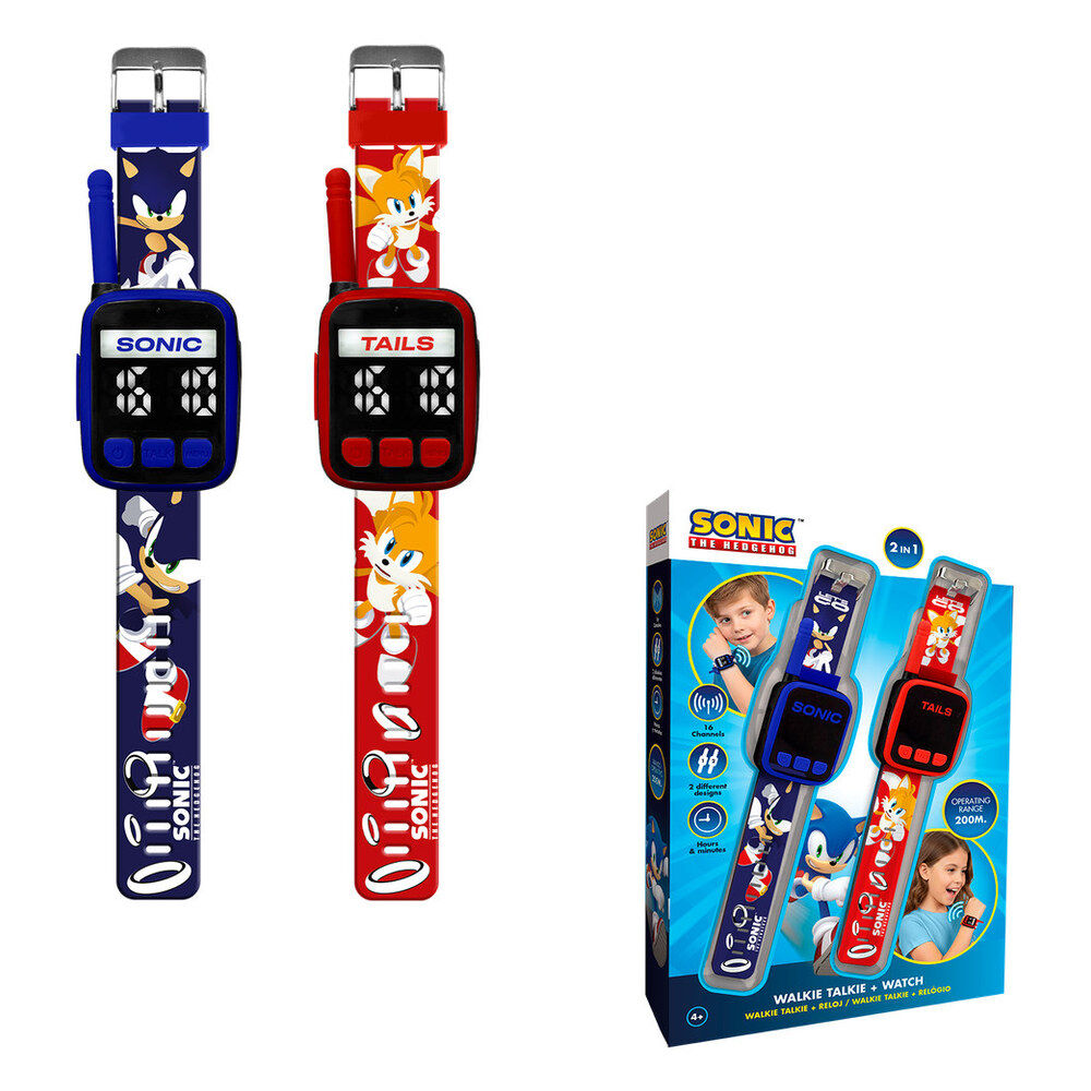 Sonic the Hedgehog walkie-talkie set 2 watchs