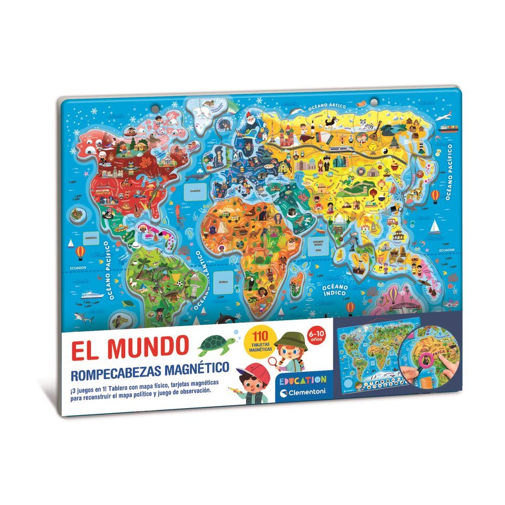 The World Magnetic Geopuzzle puzzle
