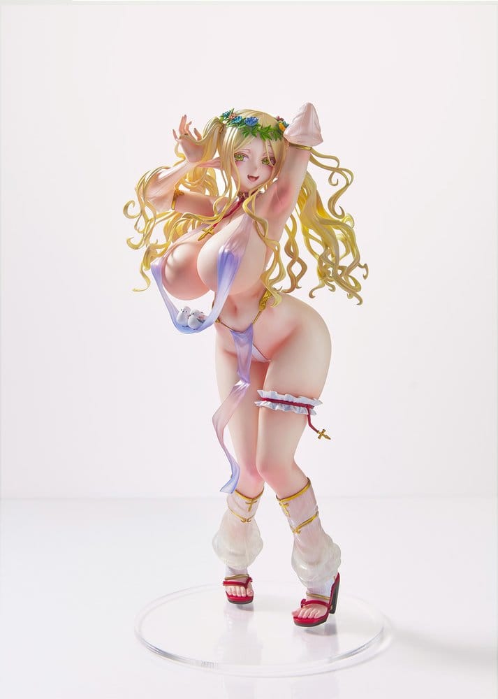 Original Character Elf Village Series PVC Figure 1/6 4th Villager Priscilla Bathing Suit Ver. 25 cm