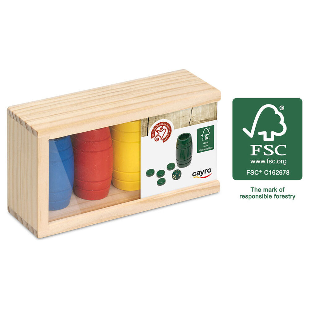 Wooden Parcheesi accessories 4 players