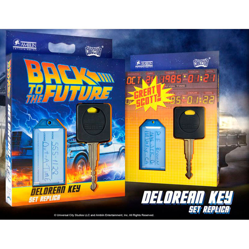 Back to the Future Delorean key replica
