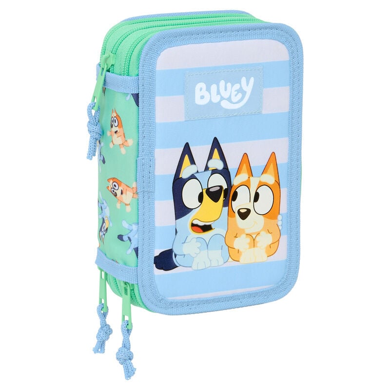 Bluey Sisters triple pencil case 37pcs