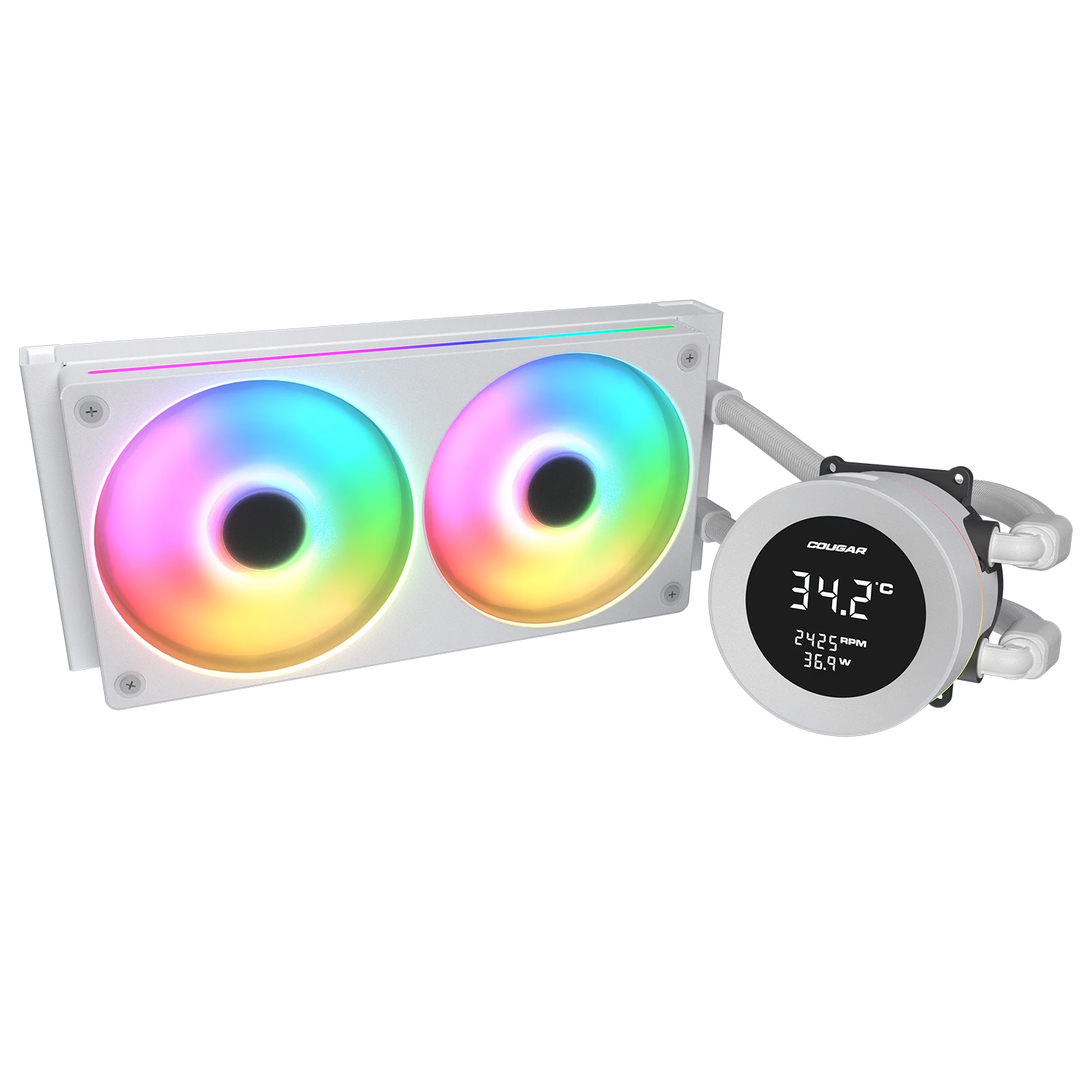 Cougar Poseidon Vistek 240 ARGB White