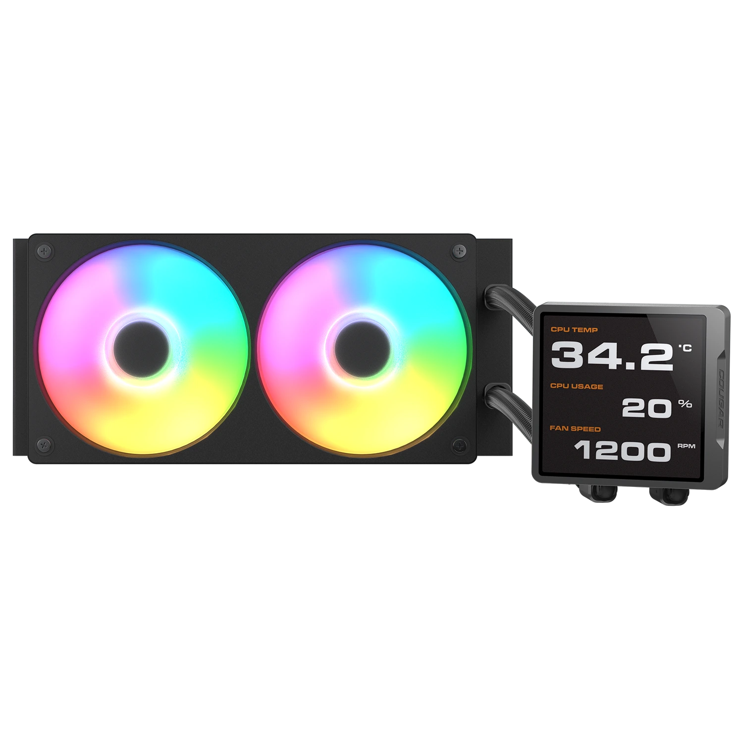 Cougar Poseidon Vistek Pro 240 ARGB Black