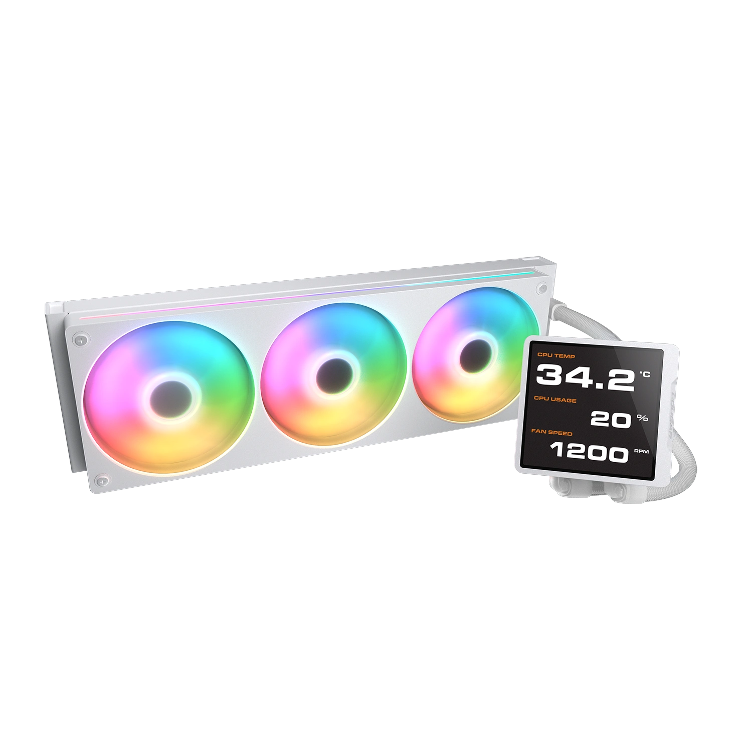 Cougar Poseidon Vistek Pro 360 ARGB White