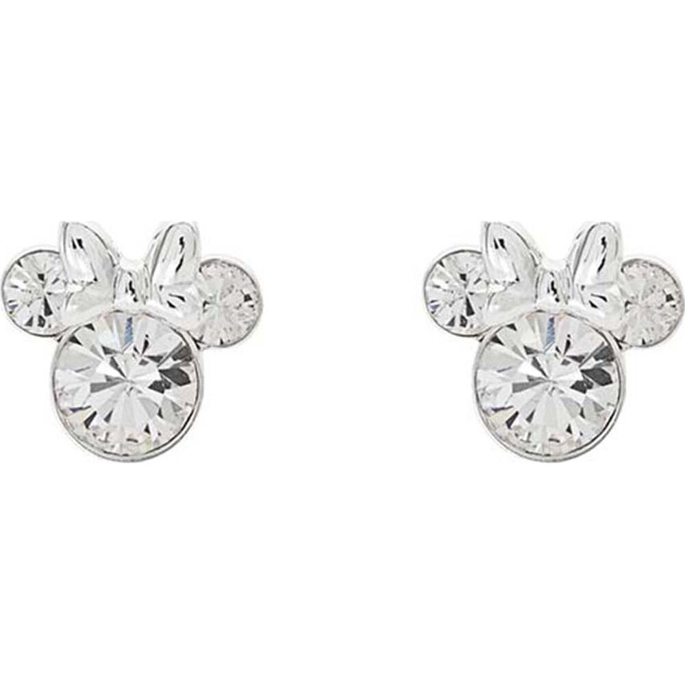 Disney Minnie April sterling silver earrings