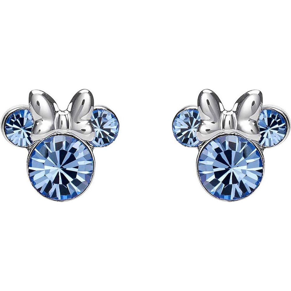 Disney Minnie December sterling silver earrings