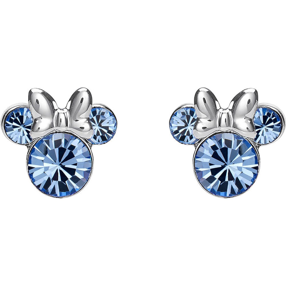Disney Minnie December sterling silver earrings