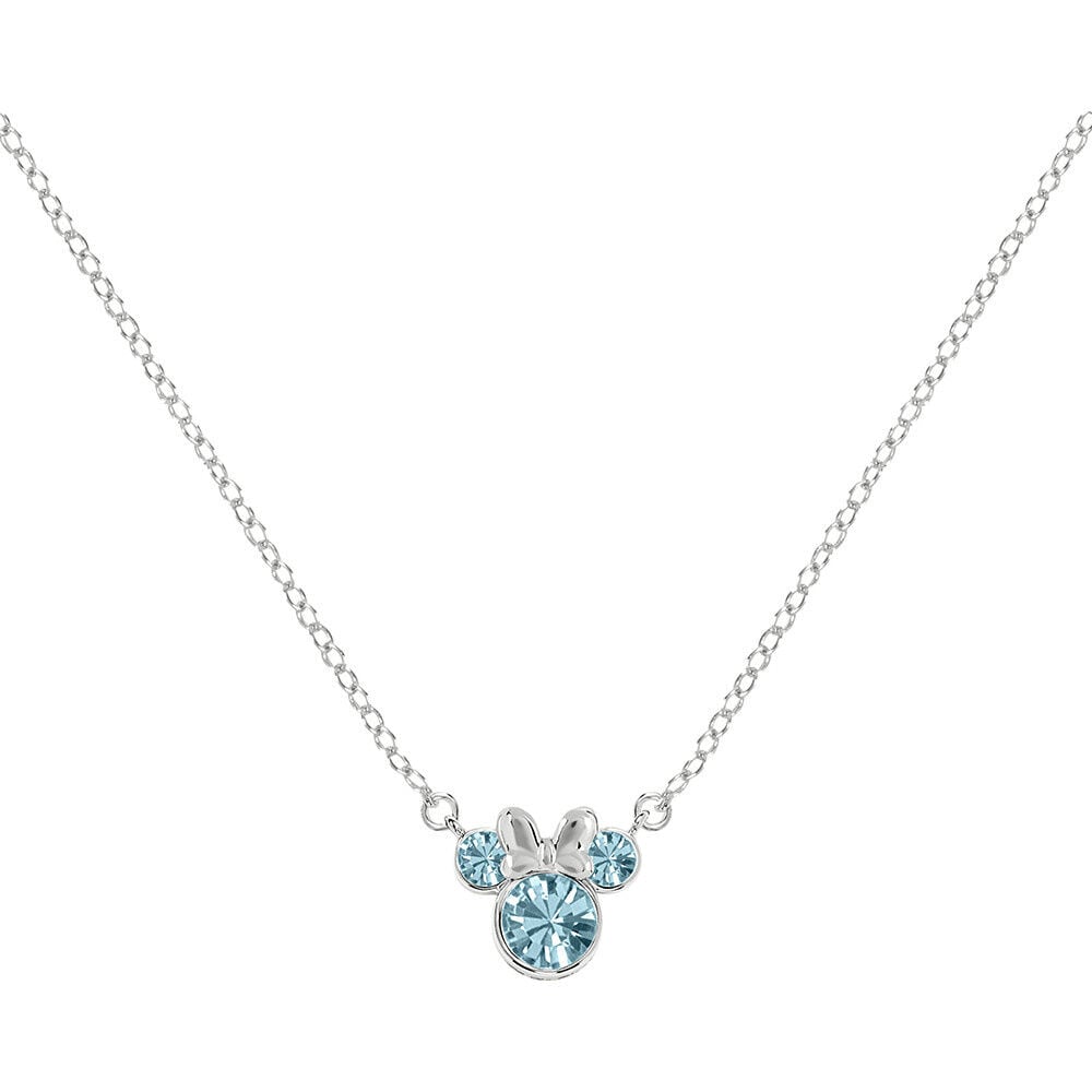 Disney Minnie March sterling silver necklace