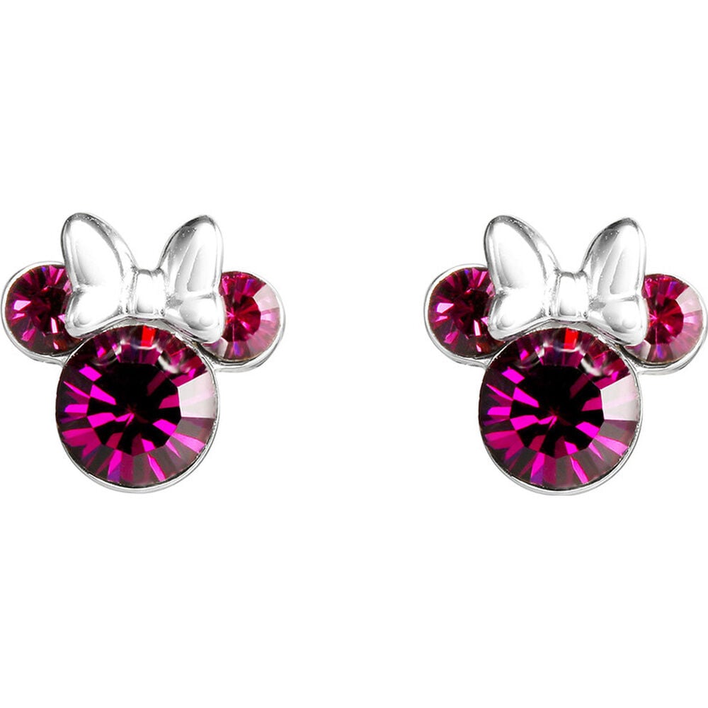 Disney Minnie October sterling silver earrings
