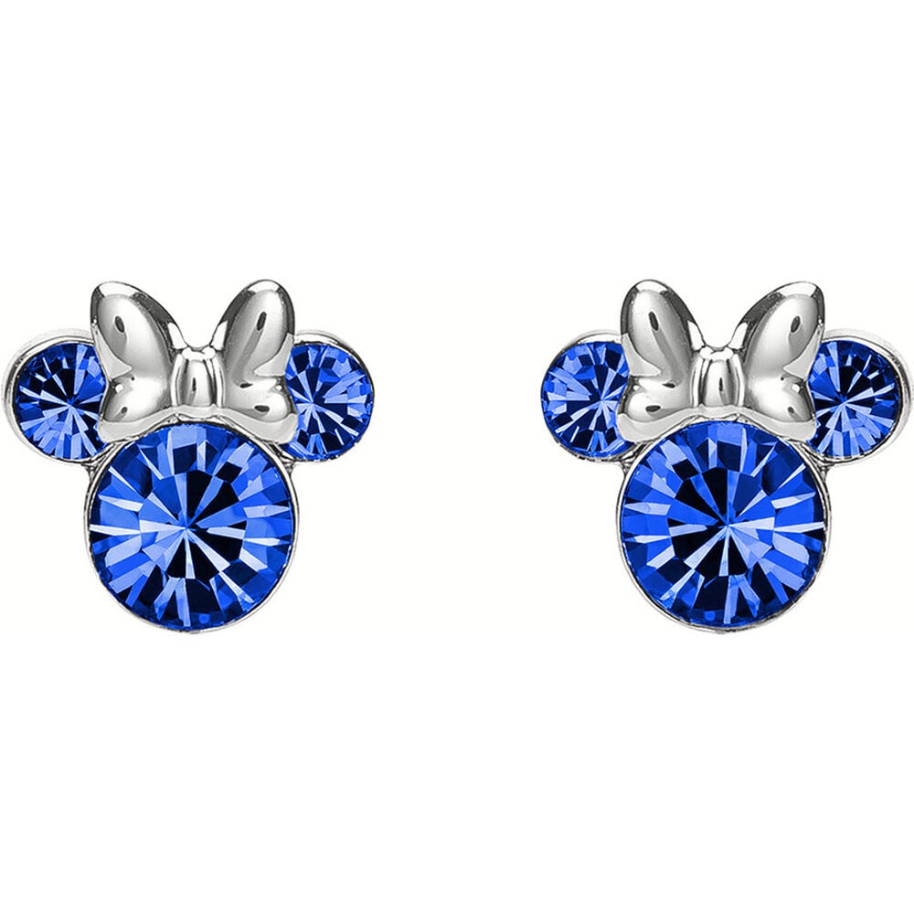Disney Minnie September sterling silver earrings