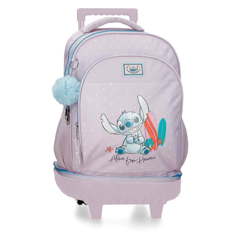 Disney Stitch From Hawaii extraible compact trolley 43cm