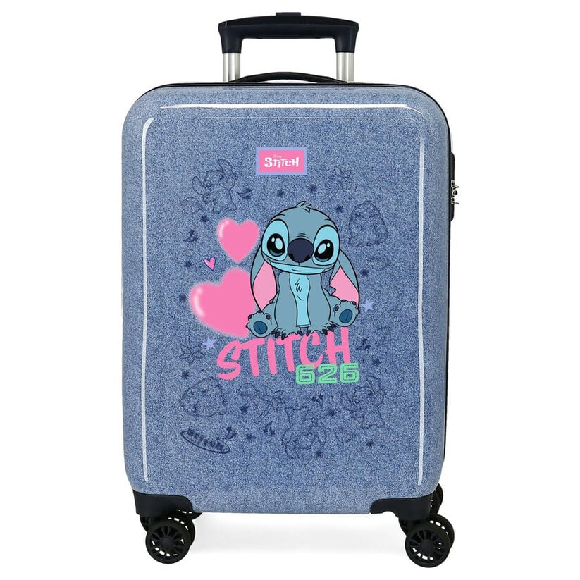 Disney Stitch Hearts ABS trolley suitcase 55cm