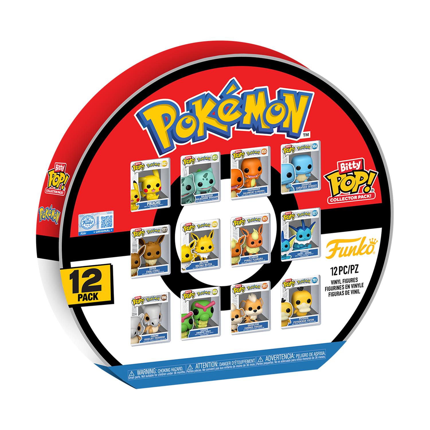 Funko Bitty Pop! Collector 12-Pack!: Pokemon (Special Edition) Vinyl Figures
