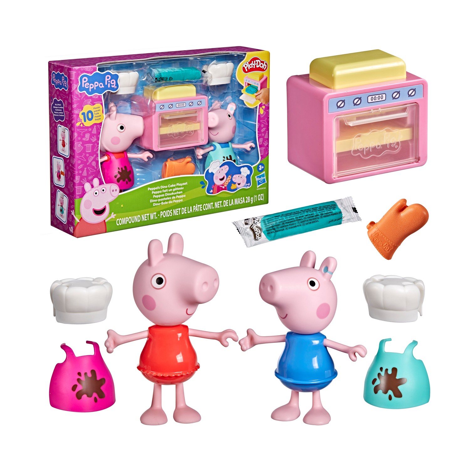 Hasbro Play-Doh: Peppa Pig - Pepa's Dino Cake Playset (G3355)