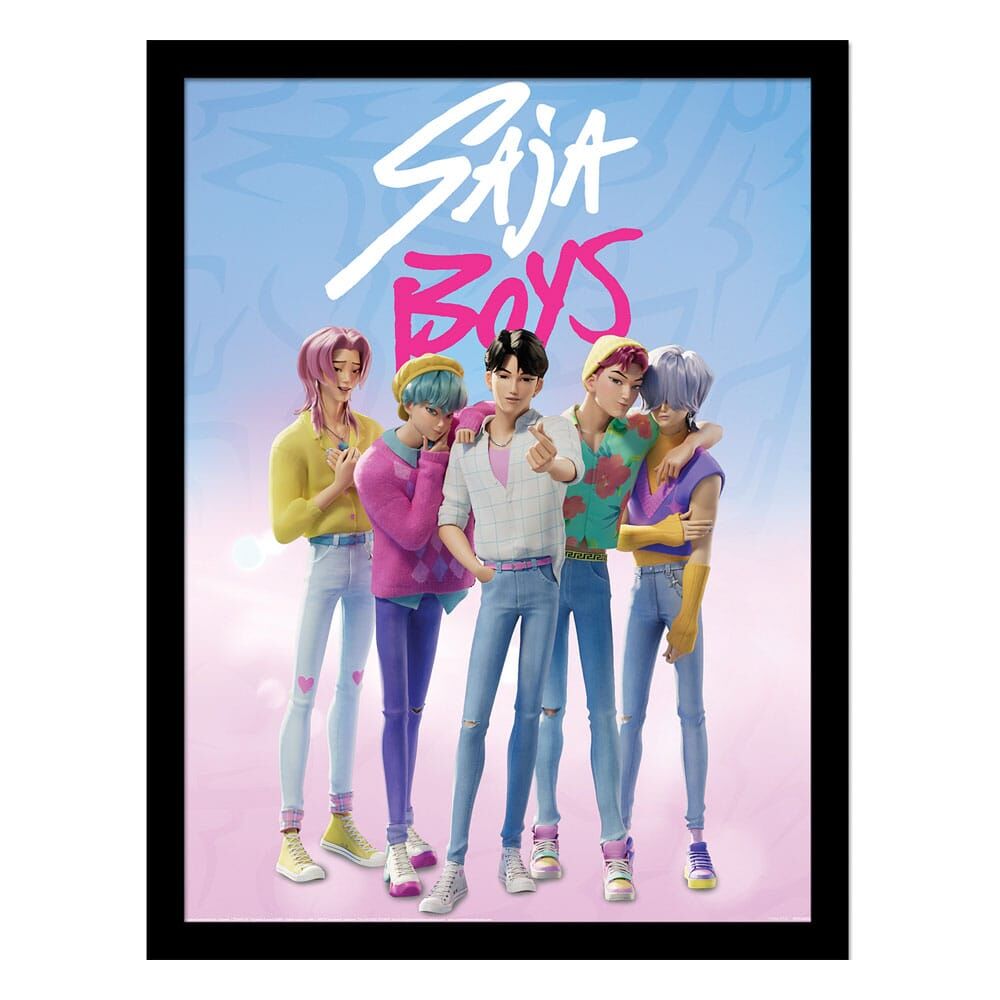 KPop Demon Hunters Saja Boys Framed print