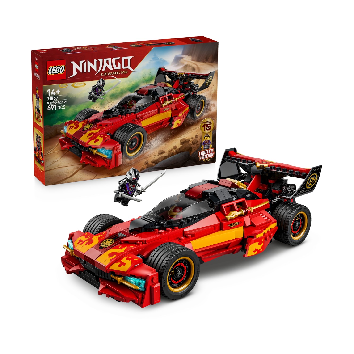 LEGO NINJAGO: X-1 Ninja Charger 15Th Anniversary (71867)