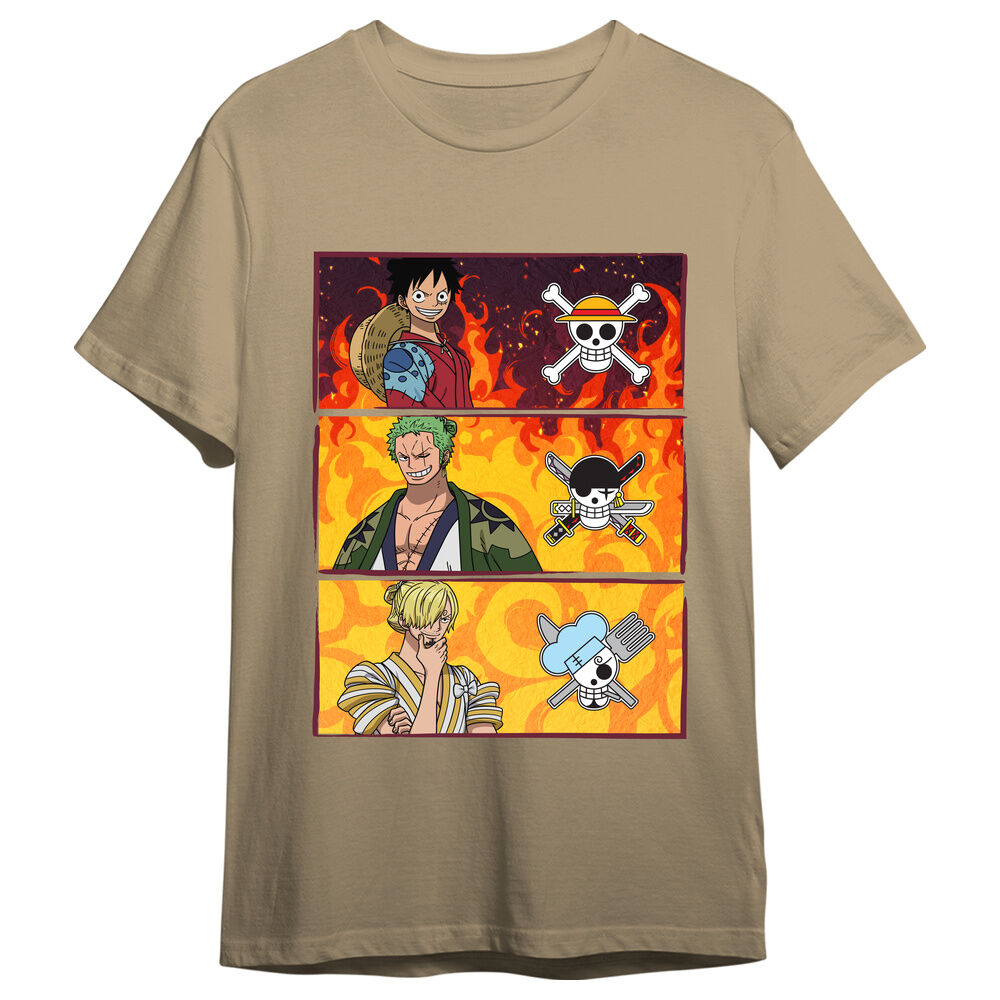 One Piece Monkey D. Luffy, Roronoa Zoro & Sanji adult t-shirt