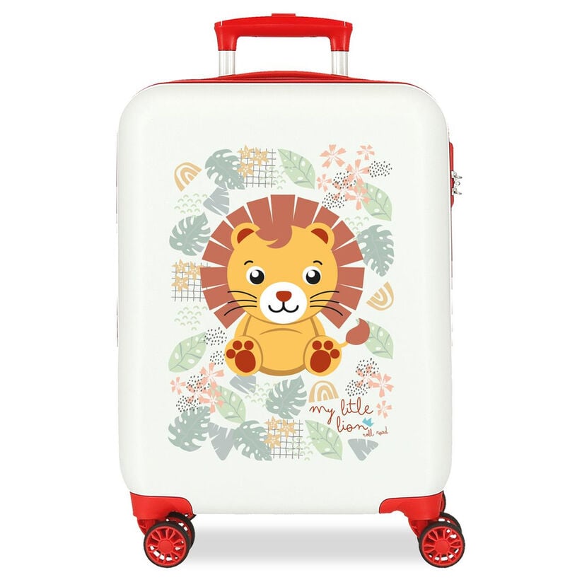 Roll Road Lion Happy Pets ABS trolley suitcase 50cm