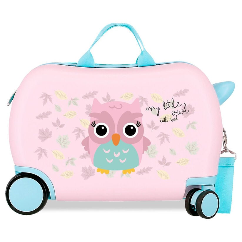 Roll Road Owl Happy Pets ABS trolley suitcase 45cm