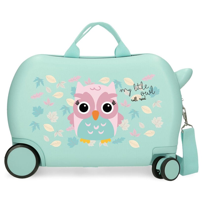 Roll Road Owl Happy Pets ABS trolley suitcase 45cm