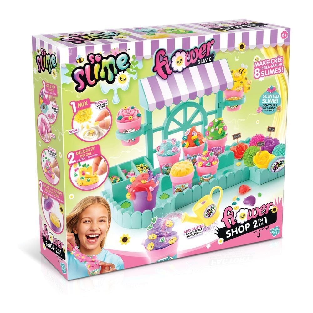 Slime Diy flower shop