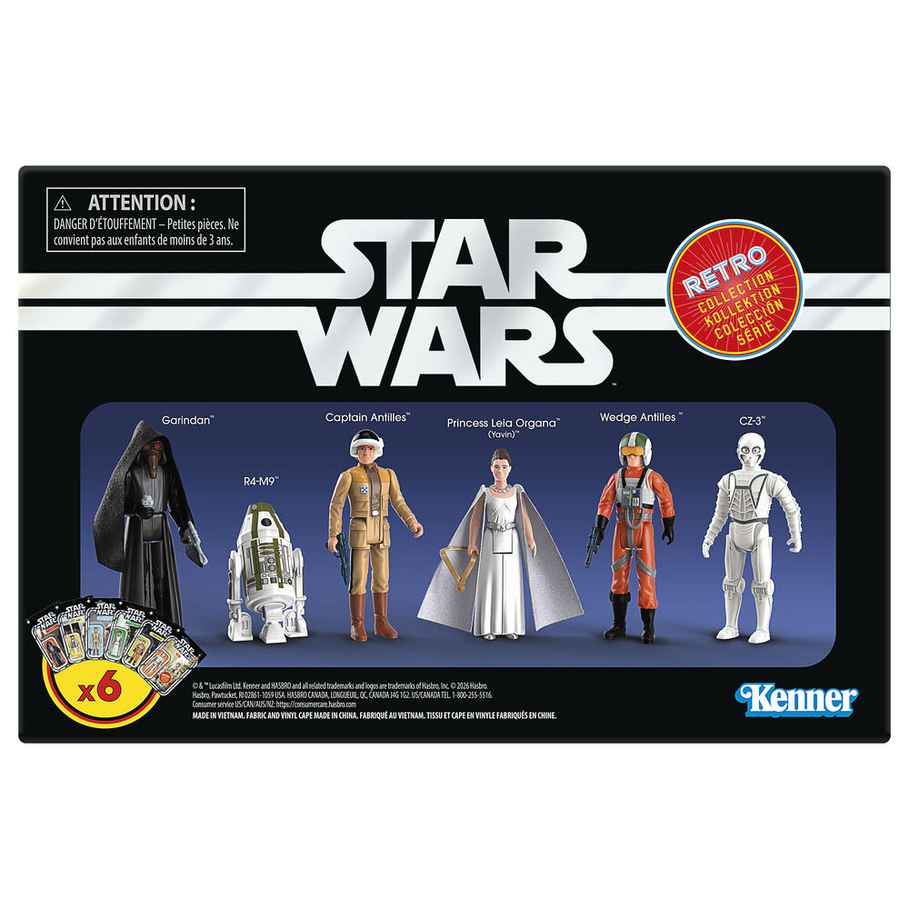 Star Wars: A New Hope Retro Collection set 6 figures 9,5cm