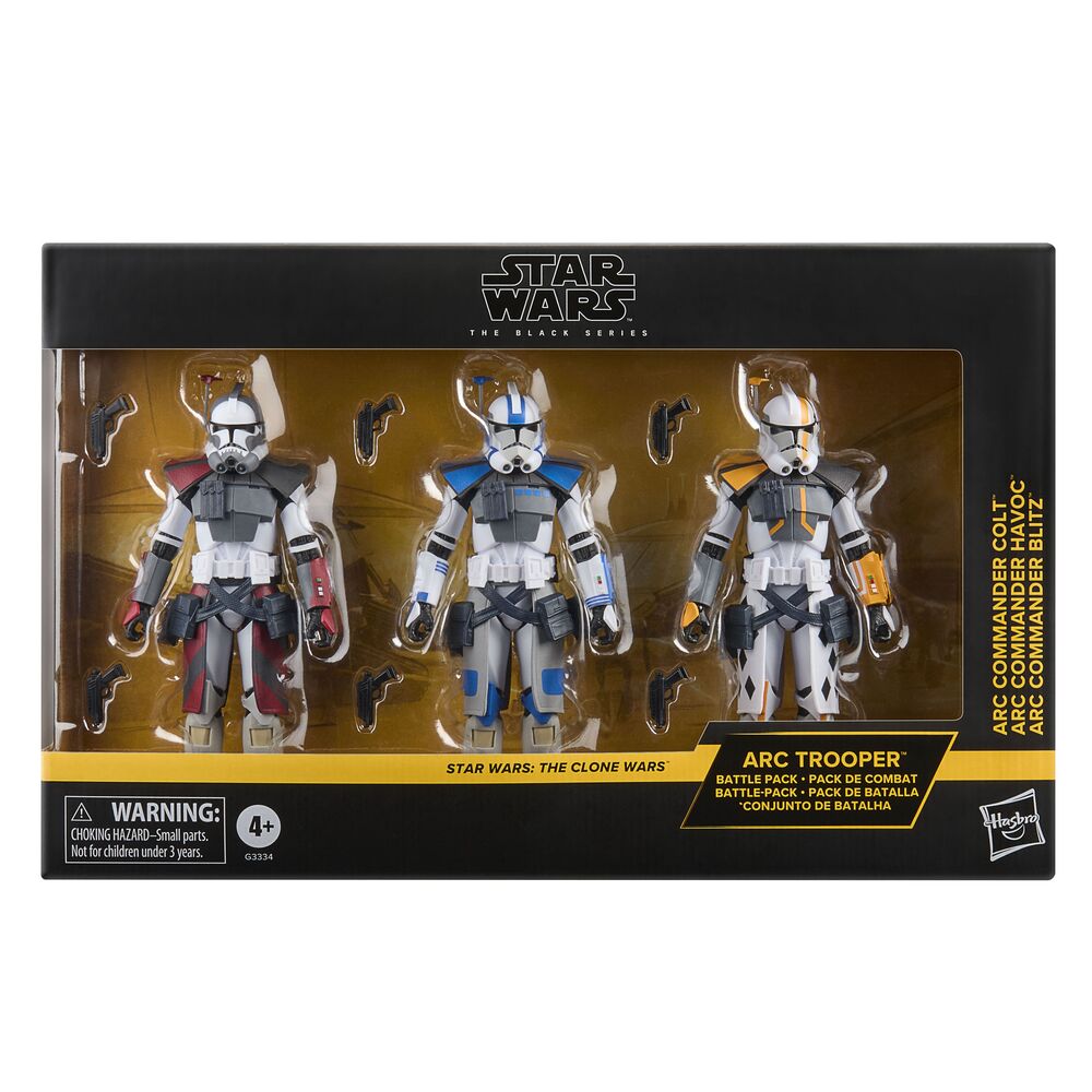 Star Wars The Black Series Star Wars The Clone Wars set 3 figures 15cm