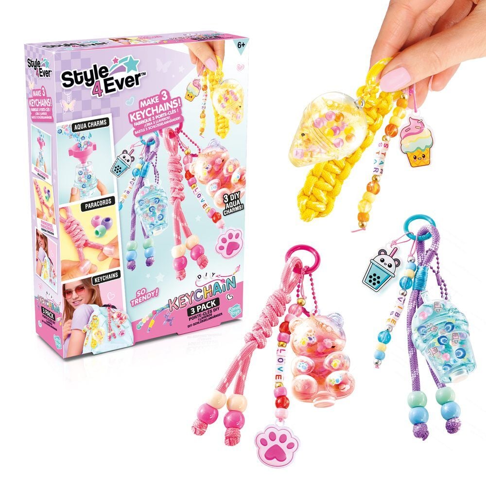 Style 4Ever set of 3 Keychains